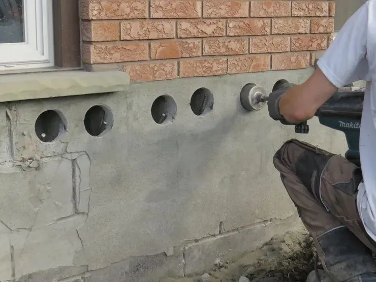 Core Drilling for Weeping Tile Access — Foundation Masters project